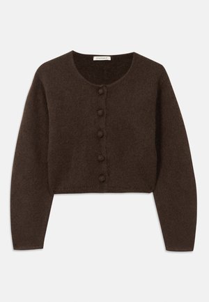 ZHAREA - Cardigan - dark mahogany