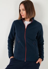 LELA Jakna od flisa - dark blue