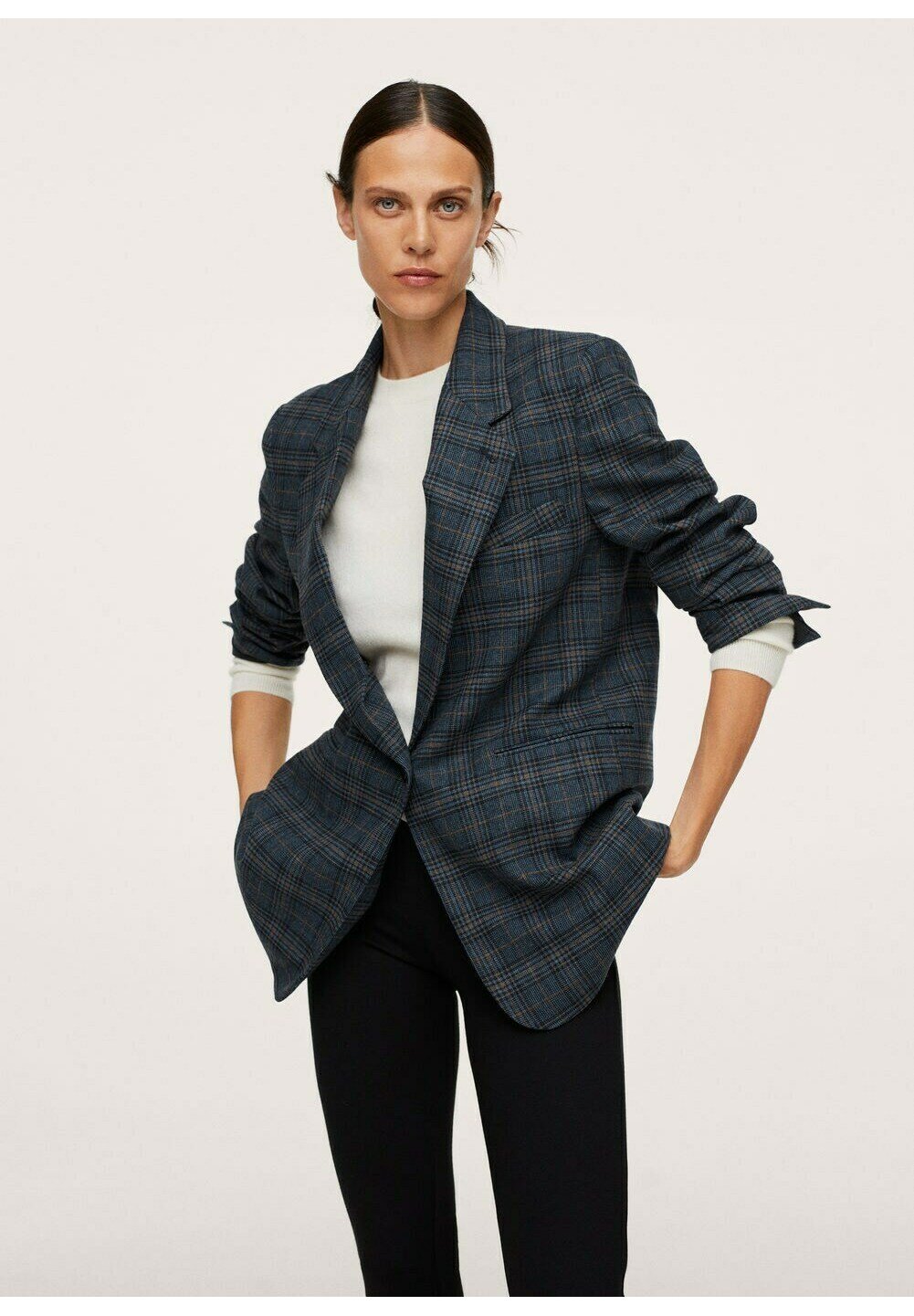 Mango VESTE STRUCTURÉE - Blazer - bleu/dark blue - Zalando.de