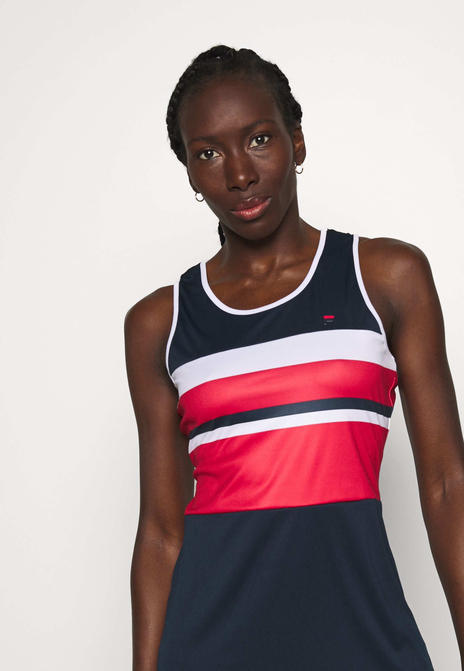 fila red dress