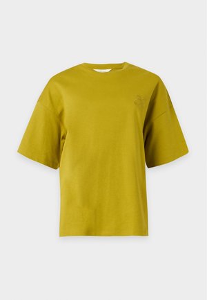 Selected, SLWOLINE OVERSIZED TEE - Βασικό μπλουζάκι - avocado oil