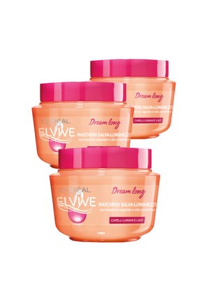 ELVIVE DREAM LONG MASCHERA CAPELLI, EFFETTO SALVA-LUNGHEZZA, PER CAPELLI LUNGHI E DANNEGGIATI, 300 ML - 3 PACK - Maschera per capelli