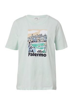 s.Oliver T-Shirt print - ozeangrün