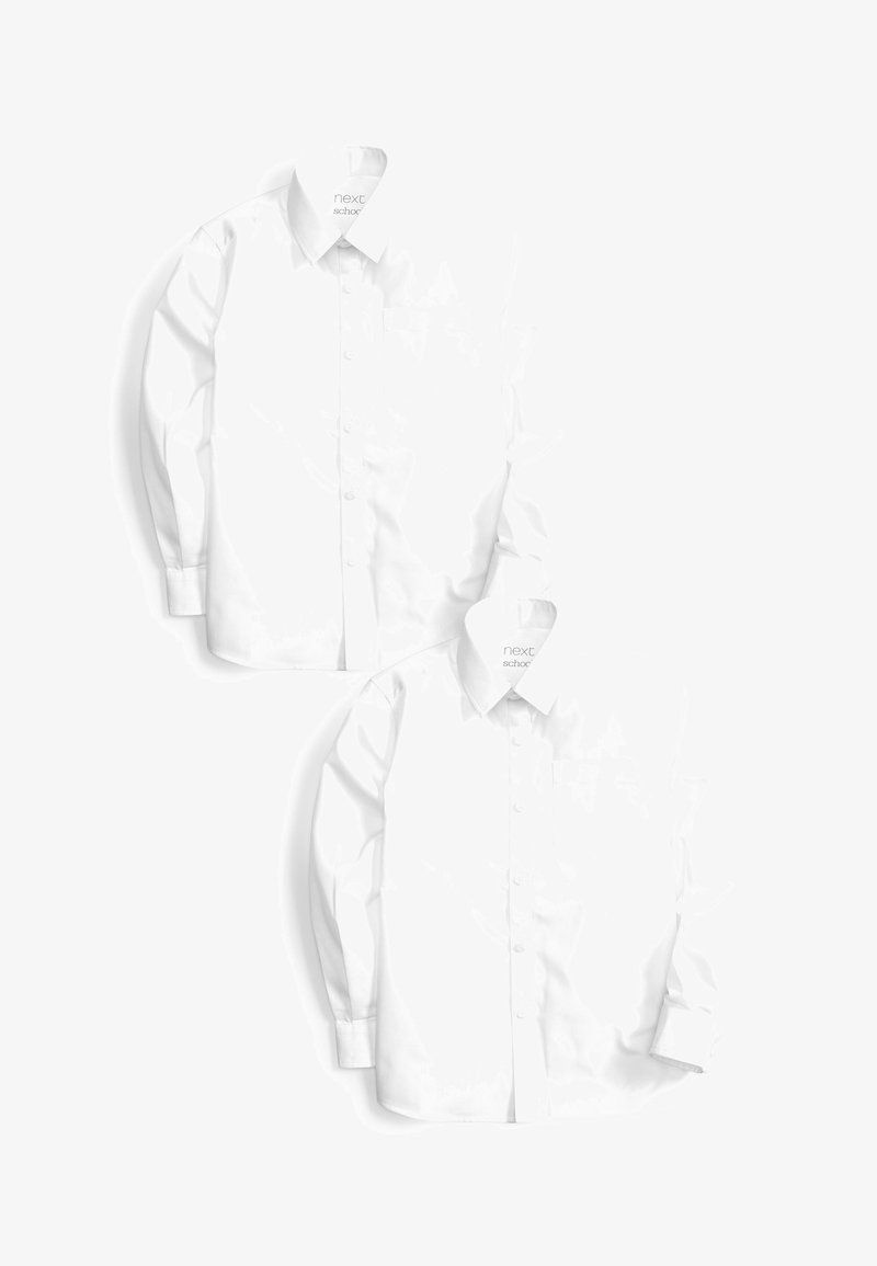 Next - 2 PACK TOUCH FASTENING LONG SLEEVE - Camicia - white, Ingrandire