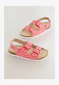 Valitud, pink suede heart print