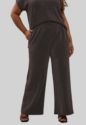 Stoffhose - black