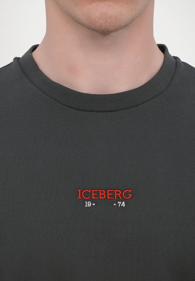 Iceberg Nyomott mintás póló - grigio scuro