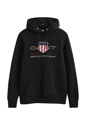 GANT, REG ARCHIVE SHIELD HOODIE - Hoodie - black