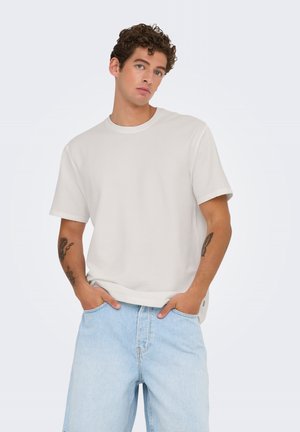 Only & Sons, ONSKIAN LIFE TEE - Tricou basic - cloud dancer