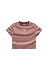 GO CORE STRIPE - T-shirt imprimé - bordeaux