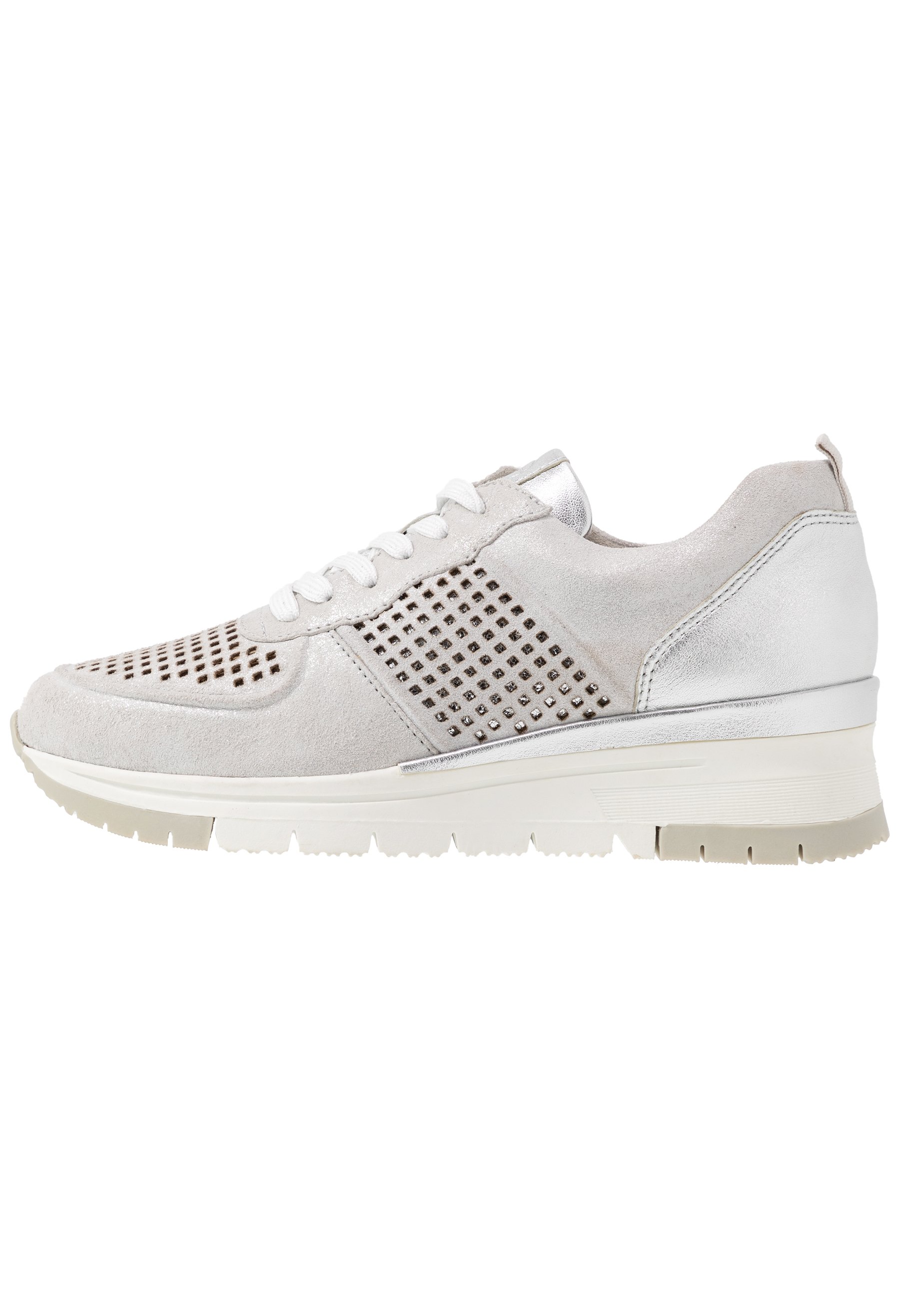 Tamaris Pure Relax LACE UP Joggesko silverpunch Tamaris Pure Relax LACE UP Joggesko silverpunch
