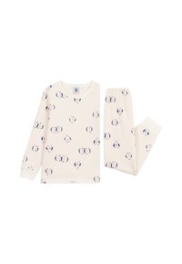 Petit Bateau MOLLETON WARM PENGUINS - Pyjamas - milk/soir