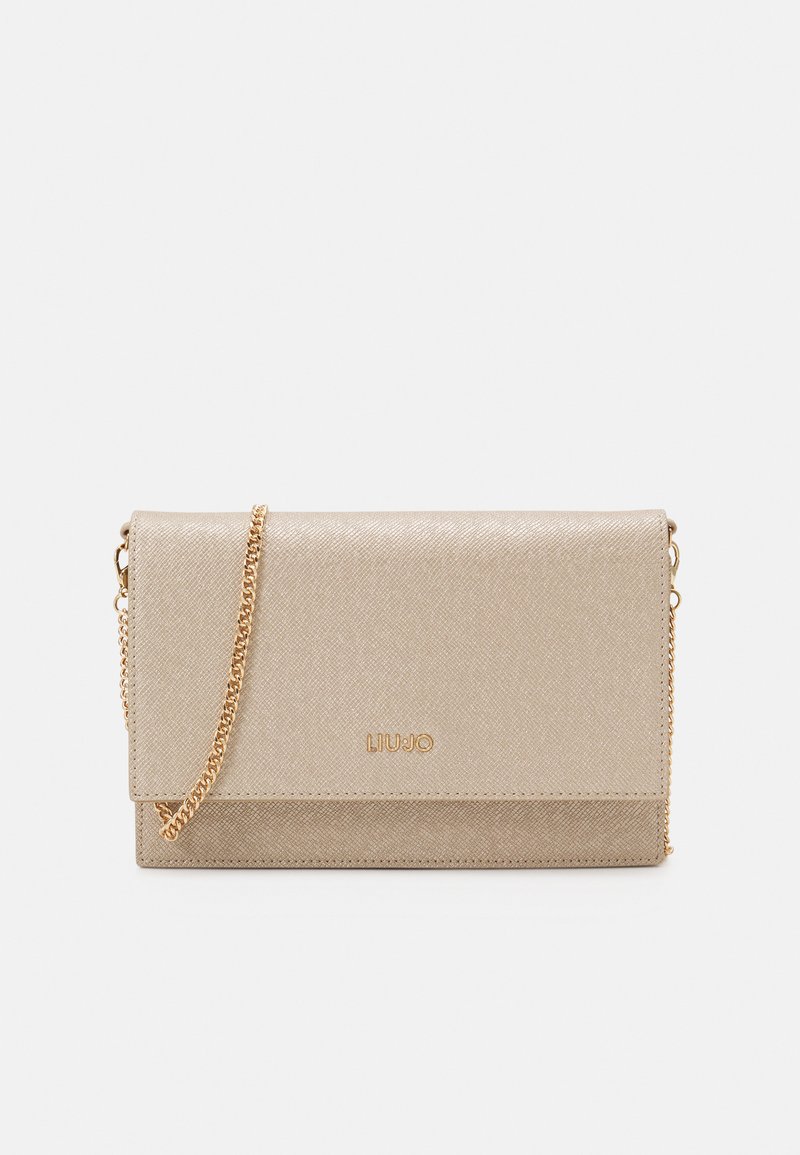 LIU JO CROSSBODY  - Axelremsväska - light gold-coloured