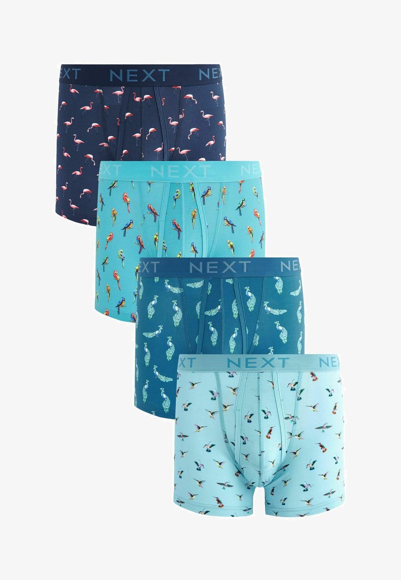Next 4 PACK - Boxer brief - blue mixed birds