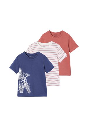Vertbaudet, 3-PACK - Print T-shirt - marine