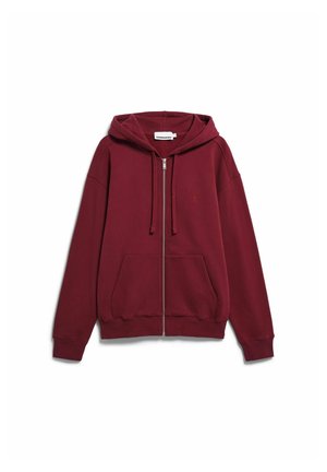 ARMEDANGELS, ICONIC Å SAROMIAAN - Sweat zippé - velvet red