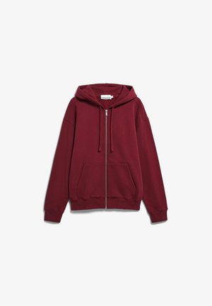 ARMEDANGELS, ICONIC Å SAROMIAAN - Sweatjacke - velvet red
