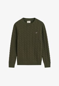 Ausgewählt, khaki green melange