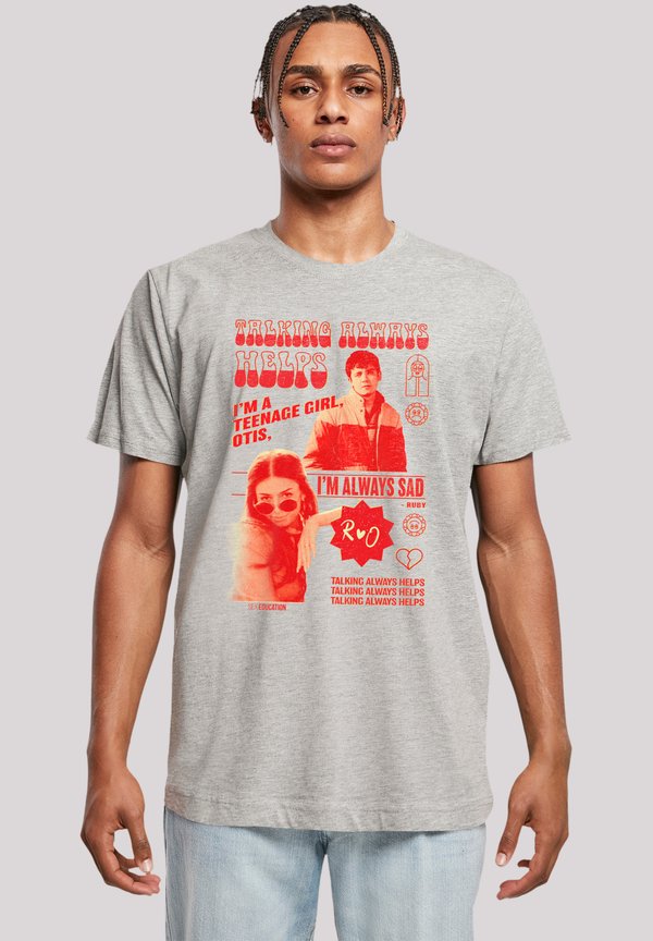 SEX EDUCATION OTIS TALKING HELPS NETFLIX TV SERIES - T-Shirt print