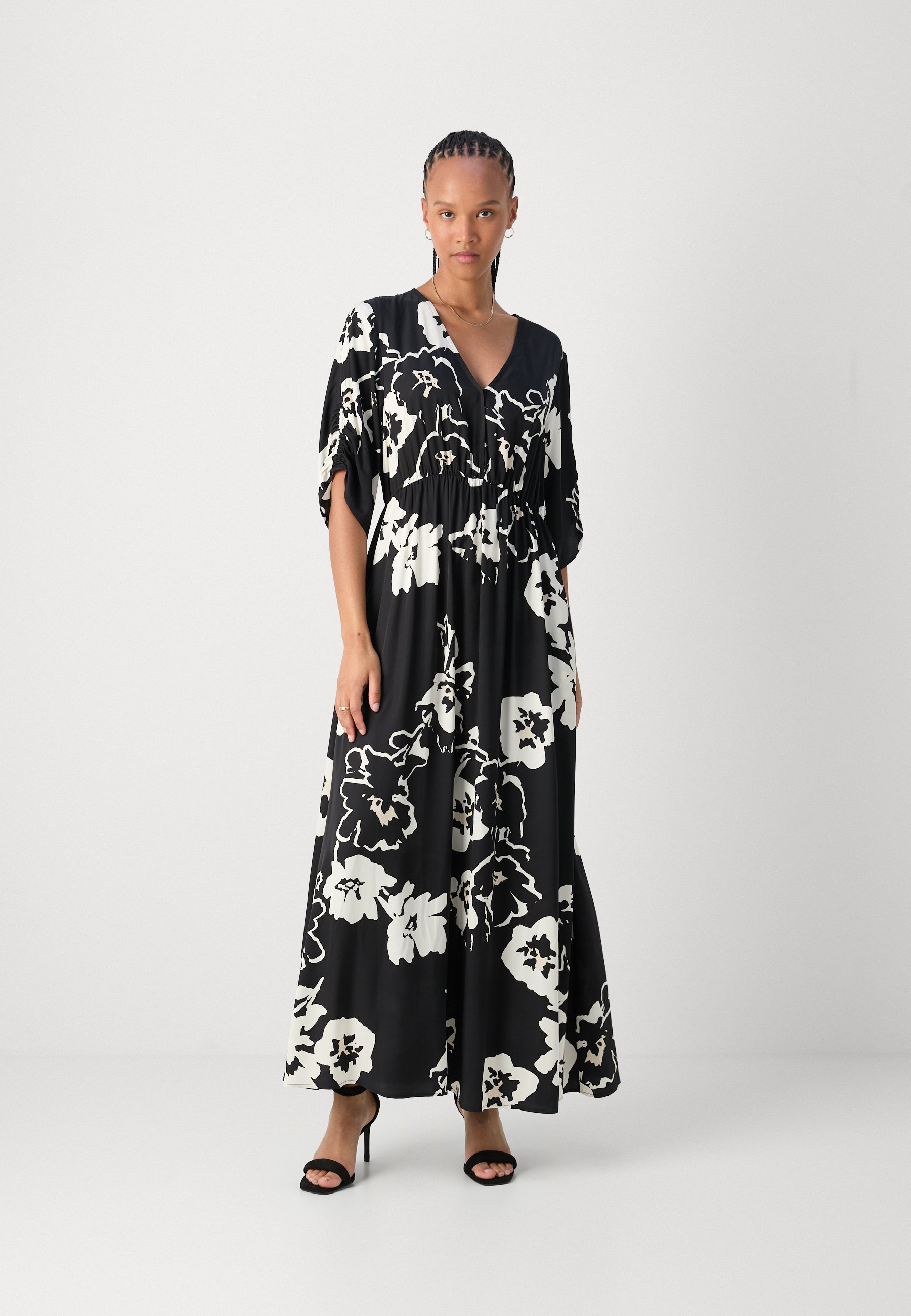 MARK & LONA Luce Dress Polo ブラック Marc O'Polo - Długa sukienka/wielokolorowy - Zalando.pl