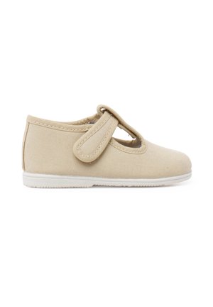 PEPITOS FINA CIERRE ADHERENTE - Lauflernschuh - beige