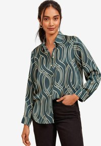 Friends Like These REGULAR FIT LONG SLEEVE - Užsagstoma palaidinė - green