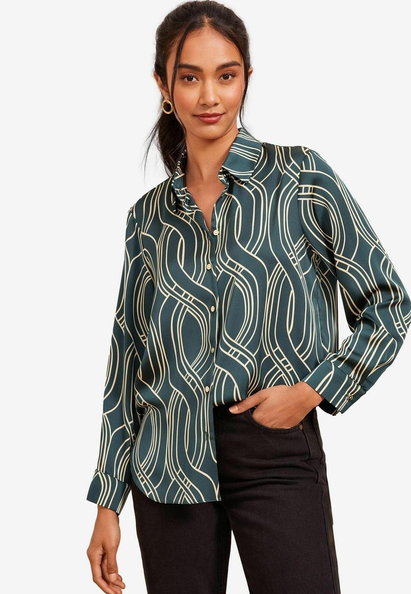 Friends Like These REGULAR FIT LONG SLEEVE - Užsagstoma palaidinė - green