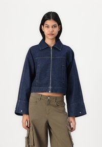 Object OBJBOLETTA JACKET - Teksajakk - dark blue denim