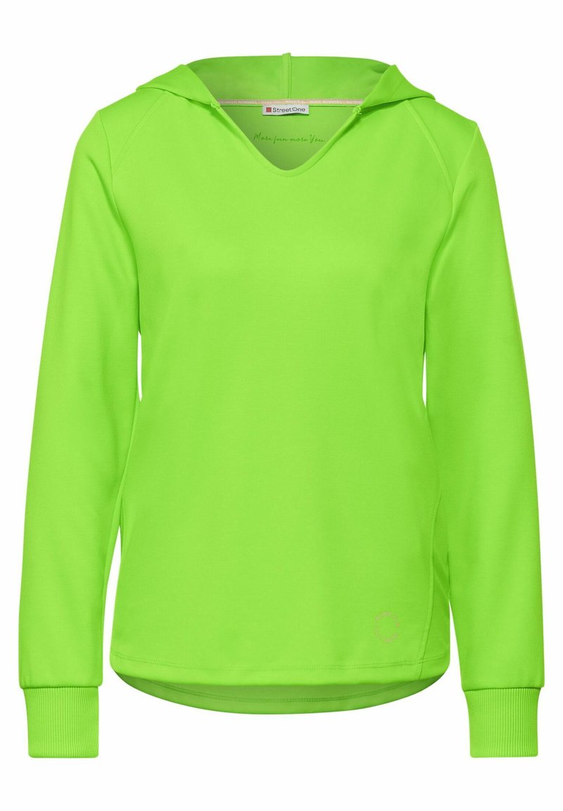 Damen Sweatshirts | Street One Kapuzenpullover grün - CZ85028 Damen Sweatshirts | Street One Kapuzenpullover grün - CZ85028