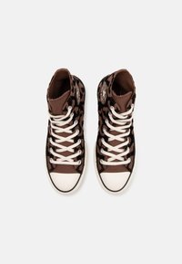 Converse CHUCK TAYLOR ALL STAR LIFT PLATFORM LEOPARD REMIX - Vysoké tenisky - bear nap/black/egret
