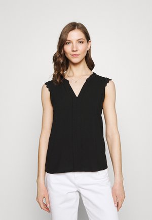 VMNADS LACE TOP COLOR - Blůza - black