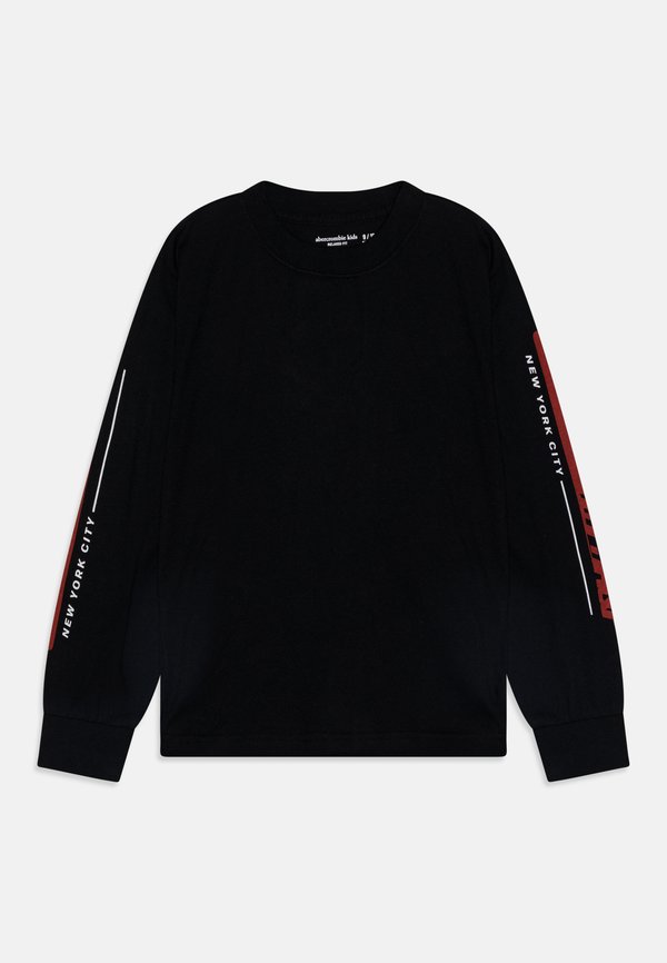 LOGO SLEEVEHITS - Long sleeved top - anthracite