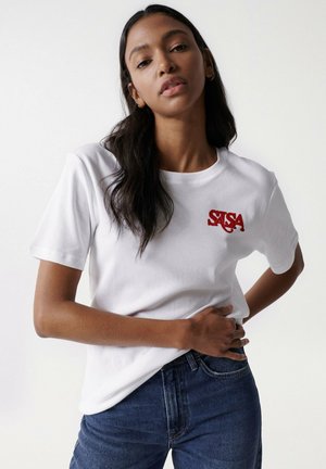 REGULAR - Print T-shirt - white