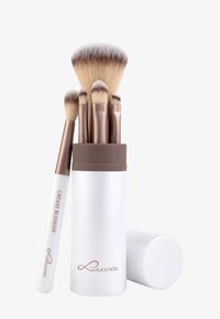 Luvia Cosmetics - TRAVEL SET - Make-up Brush Set - cream white/coffee brown Miniatyrbilde 1