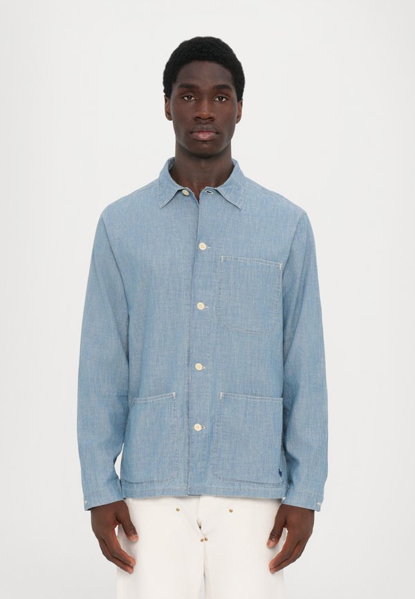 LONG SLEEVE SPORT SHIRT - Shirt - medium indigo