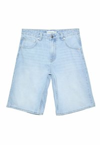 D95 BERMUDA JORTS - Džínové kraťasy - light-blue denim
