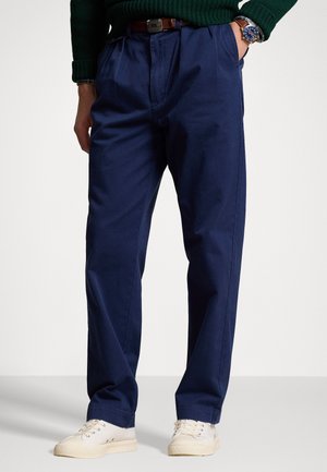 Polo Ralph Lauren WHITMAN PLEATED UNISEX - Chino hlače - newport navy