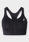 ROAD COMBINATION ZIP BRA - Спортен сутиен с висока поддръжка - performance black