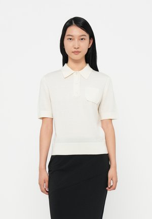 INSIDE OUT SHORT SLEEVE  - Polo krekls - chalk