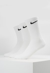 Nike Performance - EVERYDAY CUSH CREW 3 PACK - Chaussettes de sport - white/black Image miniature 1