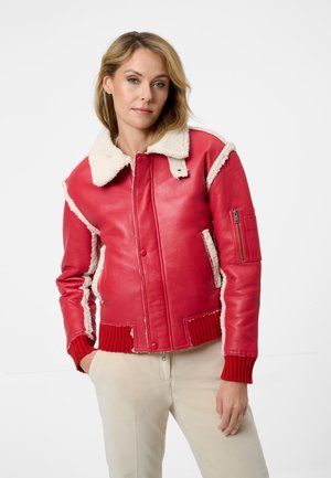 CARMEN - Leren jas - rot