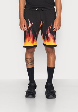 MENNACE FLAME MID LENGTH UNISEX - Shorts - black