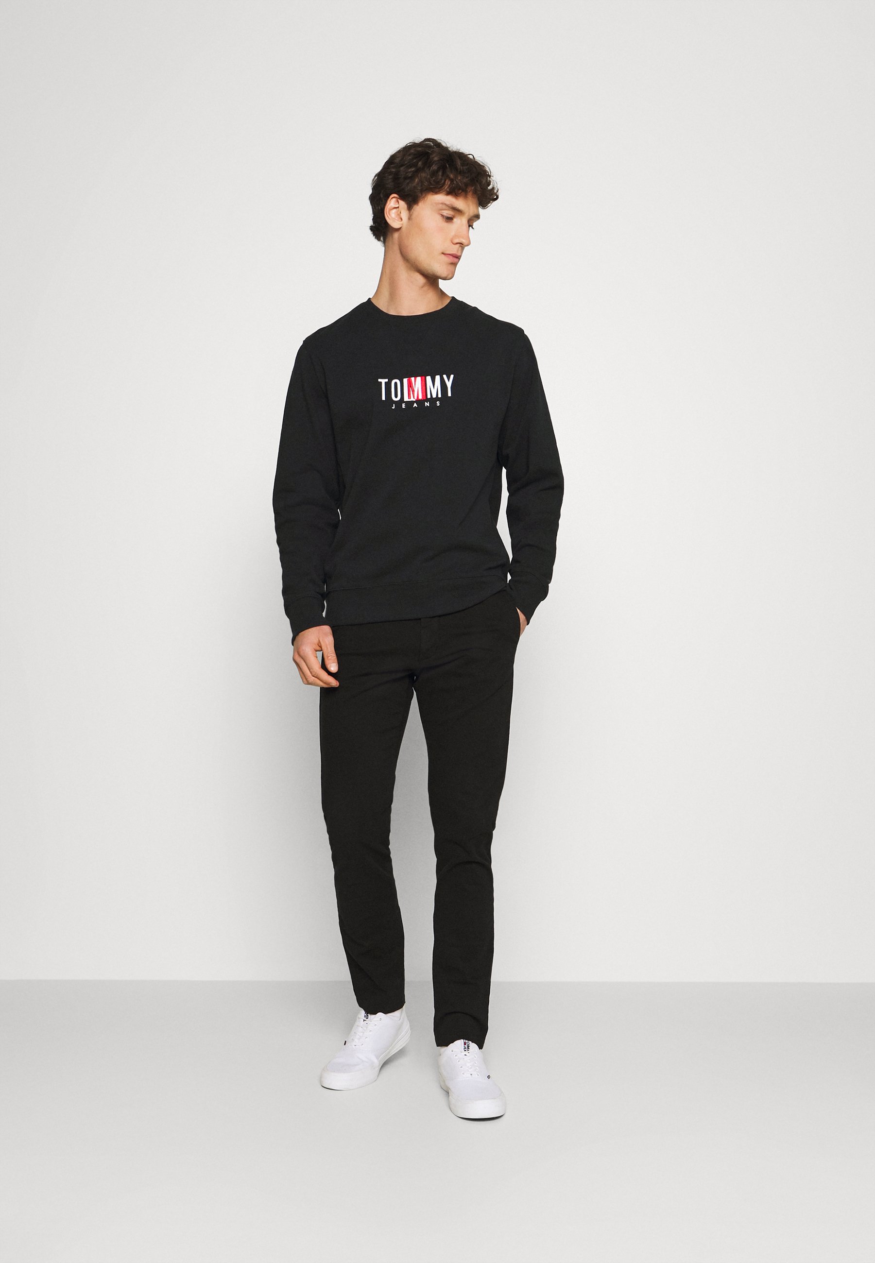 Tommy Jeans TIMELESS CREW UNISEX - Felpa - black/nero - Zalando.it