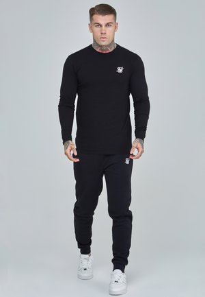 ESSENTIALS  - Pikkade varrukatega topp - black