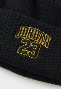 Jordan JAN BEANIE UNISEX SET - Kesztyűk - black/gold
