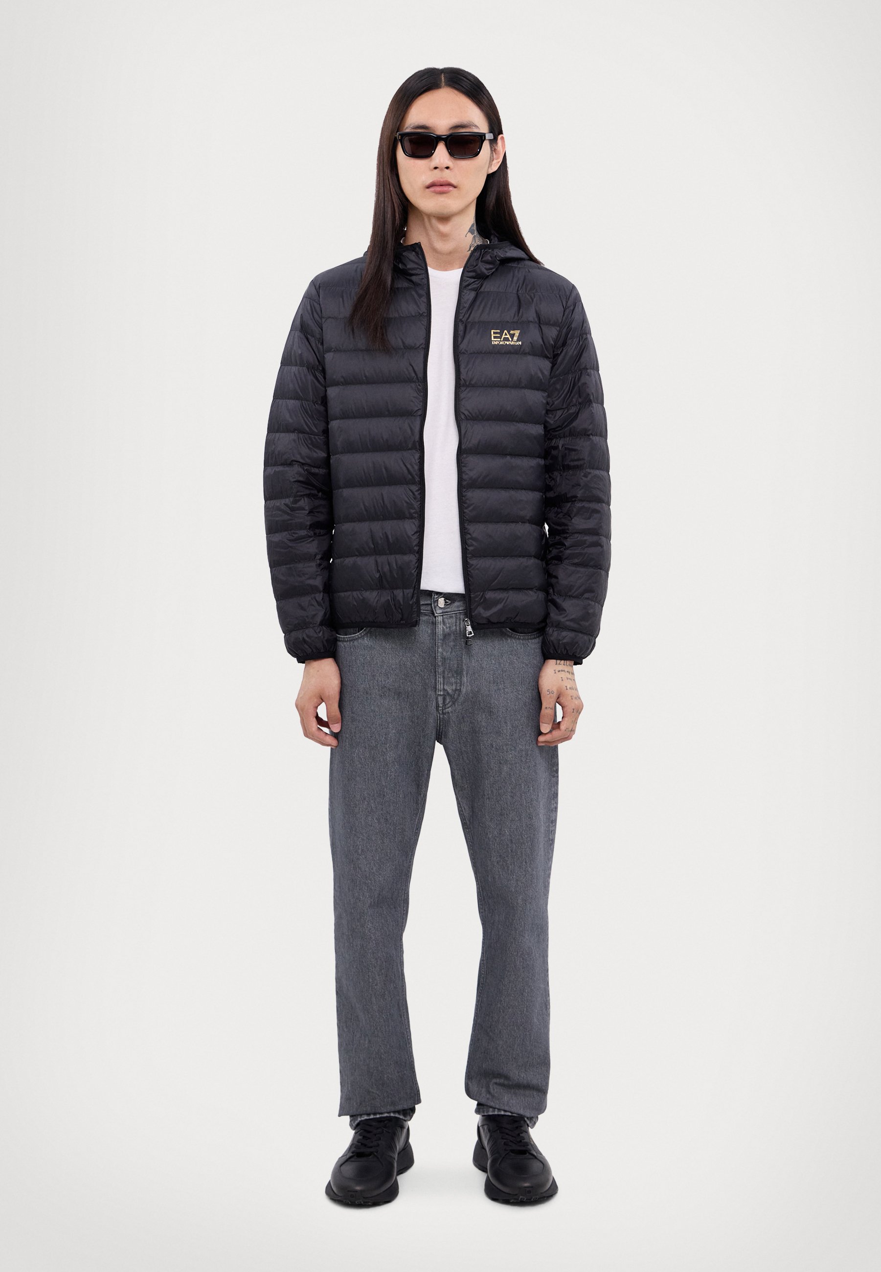 EA7 Emporio Armani TRAIN CORE LIGHT JACKET - Daunenjacke - black