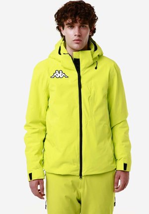 CENTO - Giacca outdoor - yellow lime/black