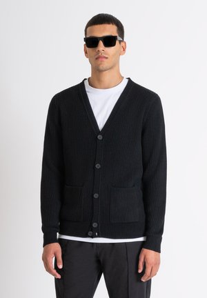 Antony Morato REGULAR FIT STITCH - Cardigan - black