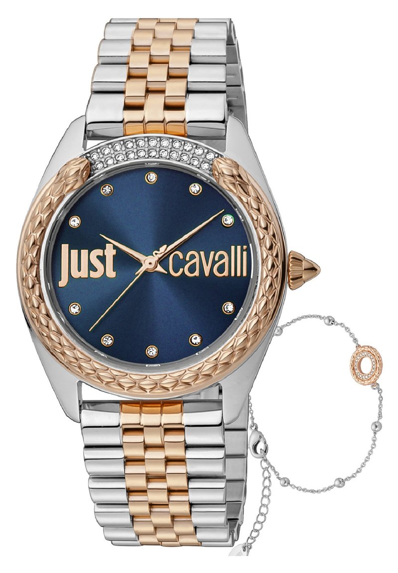 Just Cavalli PRESTIGE BOX SET - Laikrodis - silver rosegold