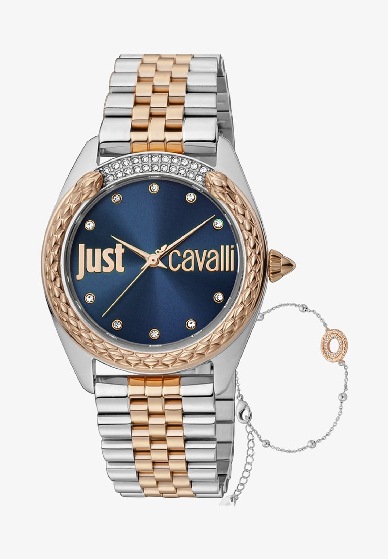 Just Cavalli PRESTIGE BOX SET - Laikrodis - silver rosegold